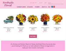 Tablet Screenshot of northsidefloristtampa.com